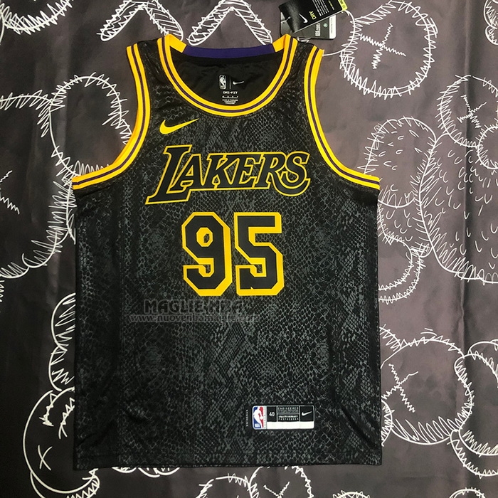 Maglia
 Juan Toscano-Anderson NO 95 Los Angeles Lakers Mamba 2021-22 Nero
